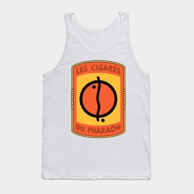 The Cigars of the Pharaoh Logo Tank Top by DumDesign